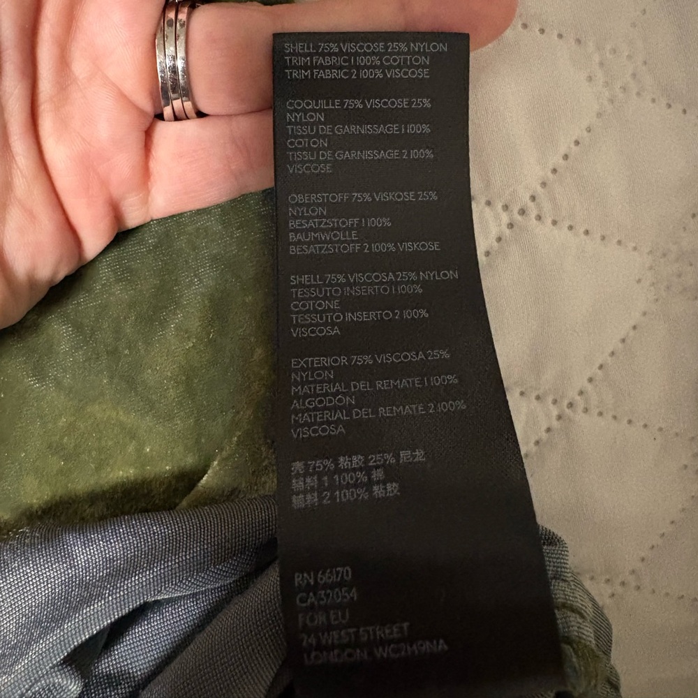 Anthropologie Maeve Karina Crushed Velvet Button Up Shirt - Picture 7 of 10